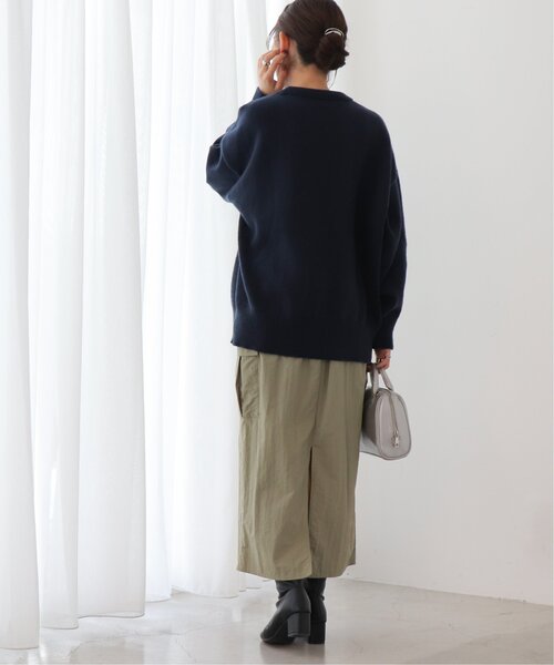 frames RAY CASSIN（フレームスレイカズン）の「ジャガードロゴニットプルオーバー（ニット/セーター・レディース・レッド/チャコールグレー/ネイビー/ライトグレー・FREE）」の10枚目の写真