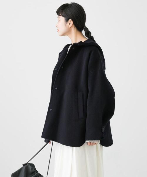 かぐれ（カグレ）の「ウールフードショートコート（その他アウター