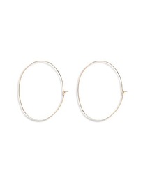 シンプルビッグフープピアス