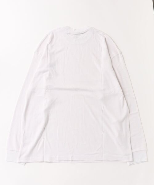 NEW ERA(ニューエラ)の「NEW ERA/ニューエラ ロンT 長袖 オーバーサイズド ウォーム Tシャツ Birthplace 13755386(Tシャツ/カットソー・レディース・ホワイト/ブラック・XL/2XL)」の3枚目の写真