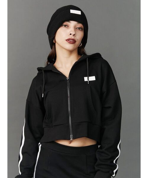 EVRIS(エヴリス)の「10周年記念【Atmos pink × EVRIS コラボ】ルーズビーニー(ニットキャップ/ビーニー・レディース・ブラック/グレー・FREE)」の8枚目の写真