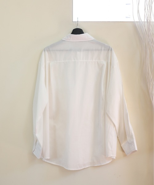 ULEULA（ウルア）の「ビックシルエットシャツ/オーバーサイズベーシックシャツ（シャツ/ブラウス・レディース・ホワイト/ブルー/ピンク/ブラック・FREE）」の12枚目の写真