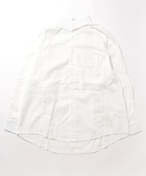 ULEULA（ウルア）の「ビックシルエットシャツ/オーバーサイズベーシックシャツ（シャツ/ブラウス・レディース・ホワイト/ブルー/ピンク/ブラック・FREE）」の19枚目の写真