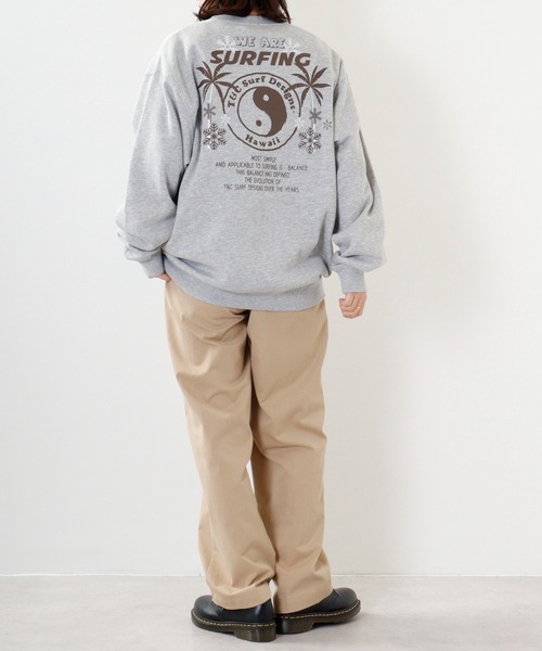 T&C(タウン&カントリー)の「T&C クルートレーナー(スウェット・メンズ・杢グレー/チャコール/ブラック/ネイビー・L/M/LL)」の15枚目の写真