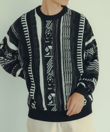 ITEMS URBANRESEARCH | マルチジャカード クルーネックニット(ニット/セーター)