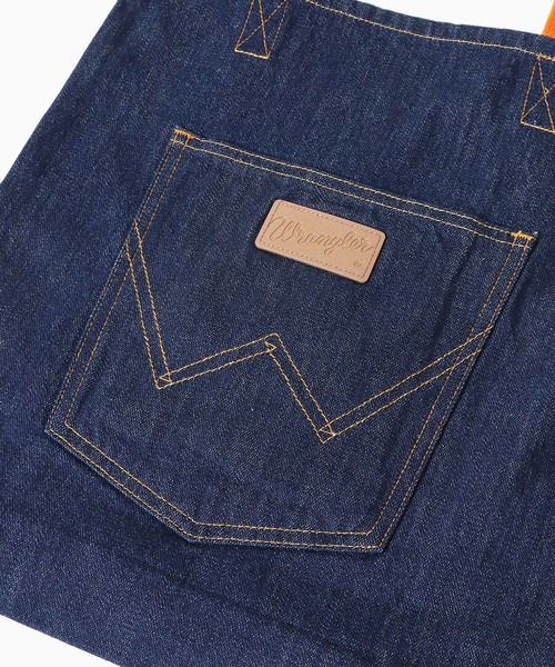 Wrangler（ラングラー）の「WRANGLER/ラングラー Tote bag トートバッグ（トートバッグ・メンズ・ブルー/インディゴブルー・FREE）」の4枚目の写真