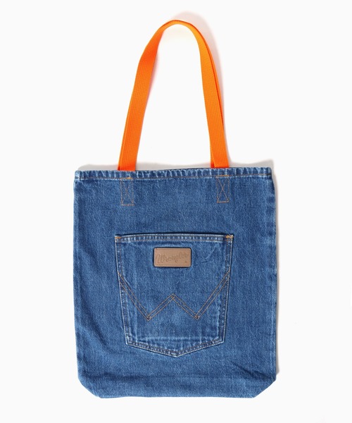 Wrangler（ラングラー）の「WRANGLER/ラングラー Tote bag トートバッグ（トートバッグ・メンズ・ブルー/インディゴブルー・FREE）」の11枚目の写真