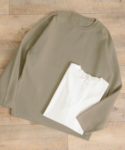ITEMS URBANRESEARCH（アイテムズ アーバンリサーチ）の「『抗菌』『UVカット』マシンウォッシャブルミラノリブニットインナーセット（ニット/セーター・メンズ・イエロー/ネイビー/ベージュ/ブラック/グリーン・MEDIUM/LARGE）」の2枚目の写真