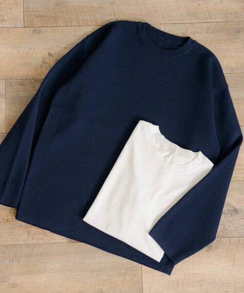 ITEMS URBANRESEARCH（アイテムズ アーバンリサーチ）の「『抗菌』『UVカット』マシンウォッシャブルミラノリブニットインナーセット（ニット/セーター・メンズ・イエロー/ネイビー/ベージュ/ブラック/グリーン・MEDIUM/LARGE）」の4枚目の写真