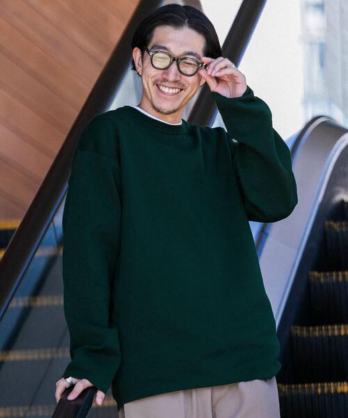 ITEMS URBANRESEARCH（アイテムズ アーバンリサーチ）の「『抗菌』『UVカット』マシンウォッシャブルミラノリブニットインナーセット（ニット/セーター・メンズ・イエロー/ネイビー/ベージュ/ブラック/グリーン・MEDIUM/LARGE）」の3枚目の写真
