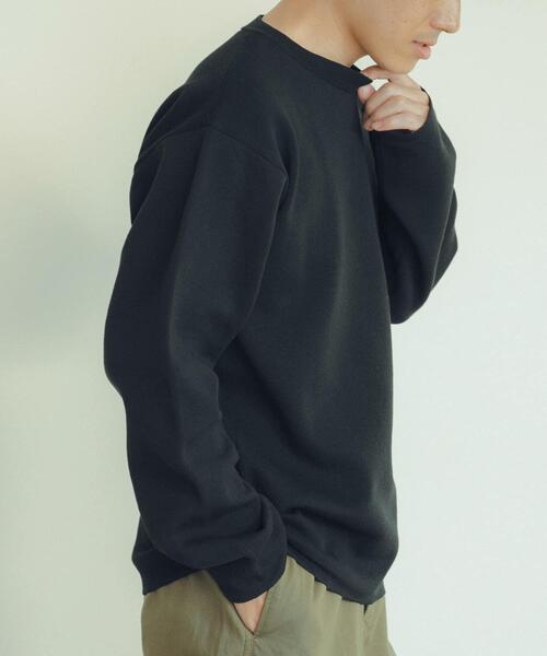 ITEMS URBANRESEARCH（アイテムズ アーバンリサーチ）の「『抗菌』『UVカット』マシンウォッシャブルミラノリブニットインナーセット（ニット/セーター・メンズ・イエロー/ネイビー/ベージュ/ブラック/グリーン・MEDIUM/LARGE）」の8枚目の写真