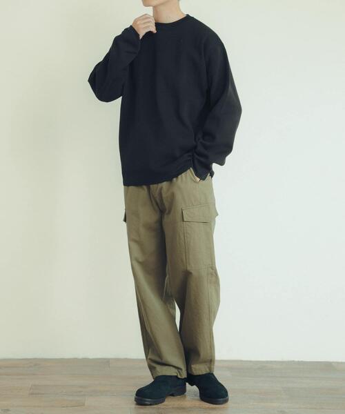 ITEMS URBANRESEARCH（アイテムズ アーバンリサーチ）の「『抗菌』『UVカット』マシンウォッシャブルミラノリブニットインナーセット（ニット/セーター・メンズ・イエロー/ネイビー/ベージュ/ブラック/グリーン・MEDIUM/LARGE）」の10枚目の写真