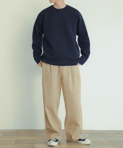 ITEMS URBANRESEARCH(アイテムズ アーバンリサーチ)の「『抗菌』『UVカット』マシンウォッシャブルミラノリブニットインナーセット(ニット/セーター・メンズ・イエロー/ネイビー/ベージュ/ブラック/グリーン・MEDIUM/LARGE)」の6枚目の写真