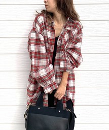 Q | ネルチェックシャツ(シャツ/ブラウス)