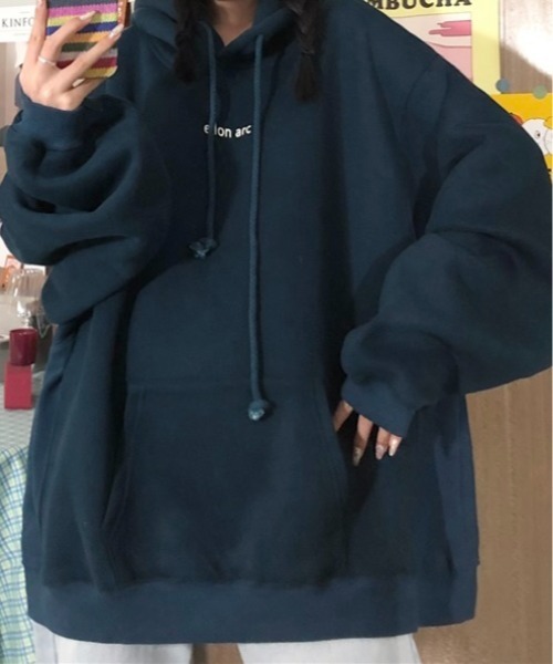 Burner（バーナー）の「【BURNER Recommend Select】 デザイン パーカー ワンポイント oku-parker-635284041731-25（パーカー・レディース・ネイビー/グレー/グリーン・XL）」の11枚目の写真