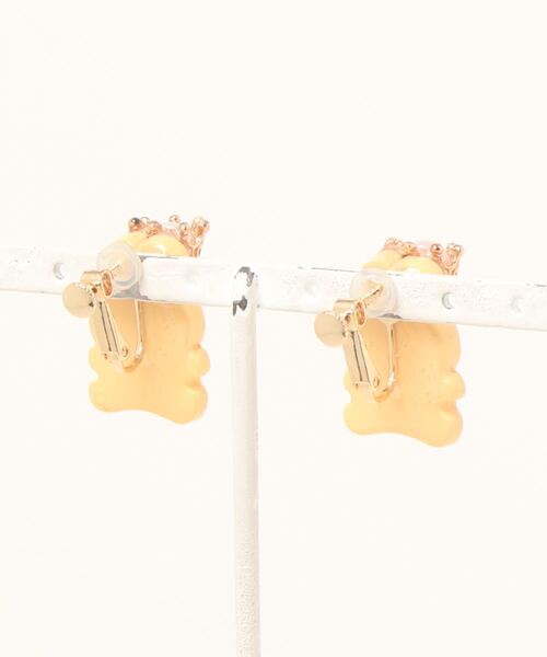 tone（トーン）の「【ainoko Labo】cookie rabbit crown earrings(MA)（イヤリング・レディース・ゴールド・FREE）」の3枚目の写真
