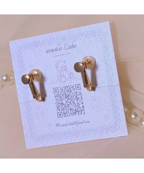 tone（トーン）の「【ainoko Labo】cookie rabbit crown earrings(MA)（イヤリング・レディース・ゴールド・FREE）」の2枚目の写真