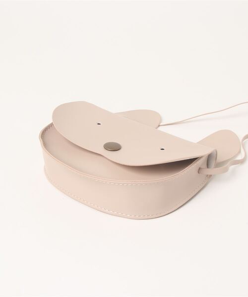 petit main（プティマイン）の「アニマルフェイスポシェット（ショルダーバッグ・キッズ・ベージュ/グレー・FREE）」の15枚目の写真