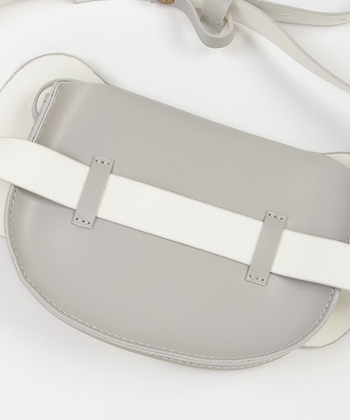 petit main（プティマイン）の「アニマルフェイスポシェット（ショルダーバッグ・キッズ・ベージュ/グレー・FREE）」の8枚目の写真