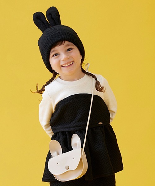 petit main（プティマイン）の「アニマルフェイスポシェット（ショルダーバッグ・キッズ・ベージュ/グレー・FREE）」の13枚目の写真