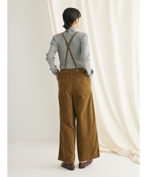 CRAFT STANDARD BOUTIQUE（クラフトスタンダードブティック）の「洗える　ウォッシャブルリブタートルニットプルオーバー（ニット/セーター・レディース・ボルドー/ライトグレー/マスタード/アイボリー/ブラック・FREE）」の15枚目の写真