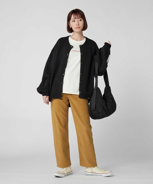 CAMP7(キャンプセブン)の「【CAMP7】ジャガードロゴニットカーディガン(カーディガン/ボレロ・レディース・ブラック/オフホワイト・M-L)」の11枚目の写真