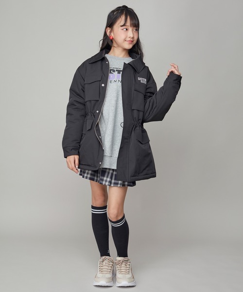 SISTER JENNI(SISTER JENNI)の「レオパードファー付きワークコート(その他アウター・キッズ・カーキ/ブラック・130cm/140cm/160cm/150cm)」の6枚目の写真