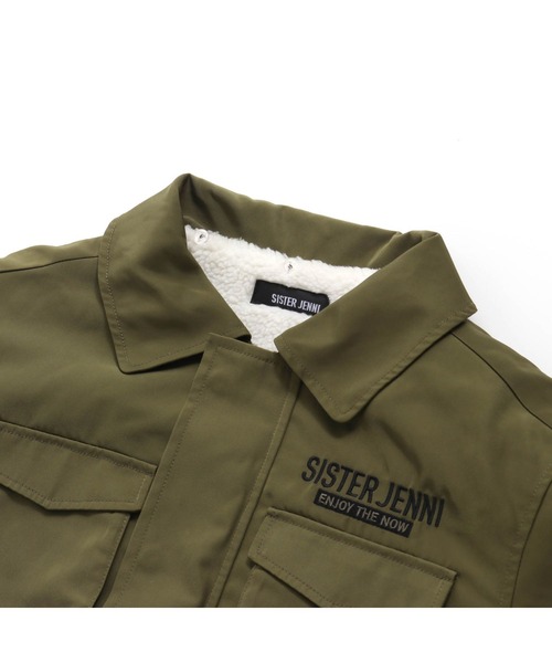 SISTER JENNI(SISTER JENNI)の「レオパードファー付きワークコート(その他アウター・キッズ・カーキ/ブラック・130cm/140cm/160cm/150cm)」の17枚目の写真