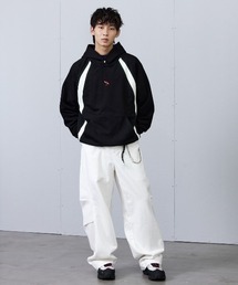 ARCH by ROARINGWILD（アーチバイロアリングワールド）の「【ARCH by ROARINGWILD】STITCH PATCHWORK HOODIE（パーカー）」