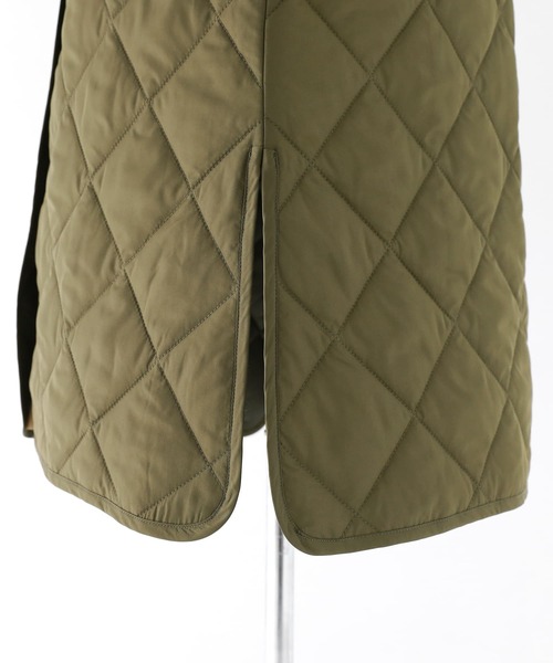 osharewalker（オシャレウォーカー）の「【廃盤】『キルティングロングベスト』（ベスト・レディース・ブラック/カーキ・1/2）」の21枚目の写真