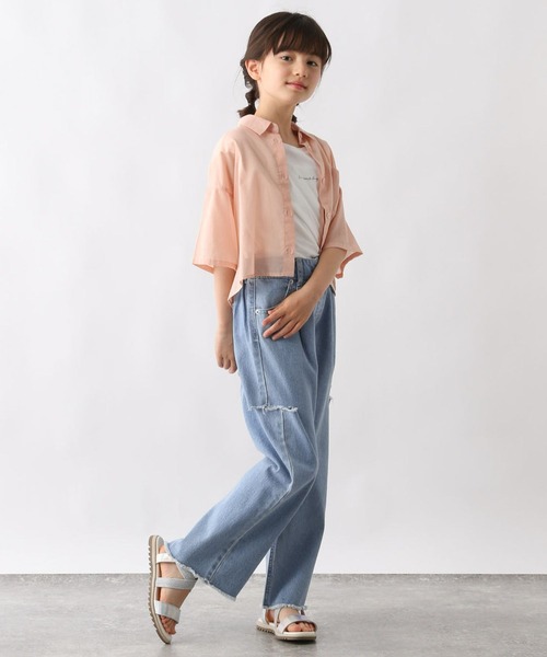 サス付きデニムパンツ サス付zipデニムパンツ / GRACE CONTINENTAL | GRACE