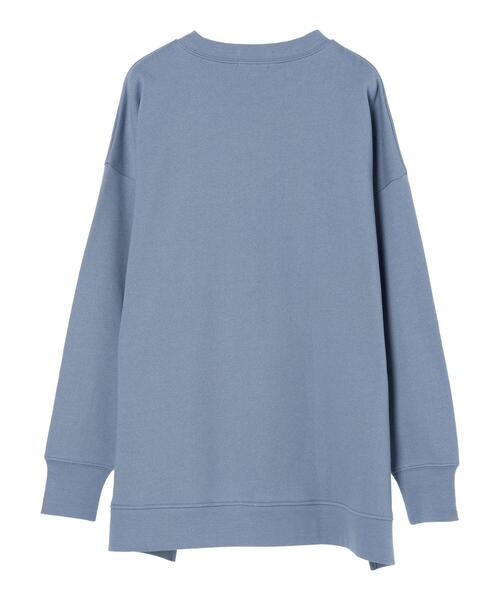 CRAFT STANDARD BOUTIQUE（クラフトスタンダードブティック）の「裏起毛クルーネックチュニック（チュニック・レディース・杢グレー/ブラック/サックスブルー/オートミール/アイボリー・FREE）」の16枚目の写真