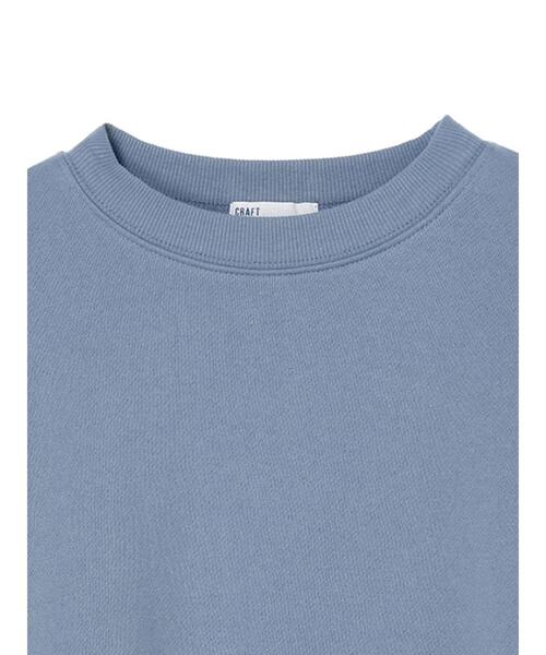 CRAFT STANDARD BOUTIQUE（クラフトスタンダードブティック）の「裏起毛クルーネックチュニック（チュニック・レディース・杢グレー/ブラック/サックスブルー/オートミール/アイボリー・FREE）」の17枚目の写真