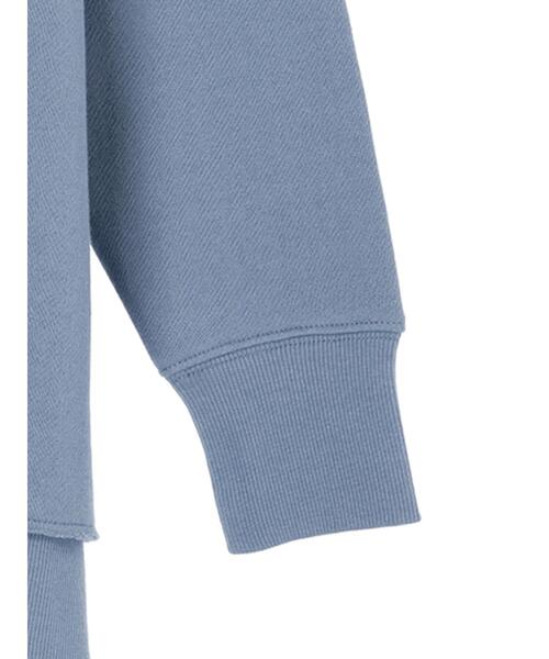 CRAFT STANDARD BOUTIQUE（クラフトスタンダードブティック）の「裏起毛クルーネックチュニック（チュニック・レディース・杢グレー/ブラック/サックスブルー/オートミール/アイボリー・FREE）」の18枚目の写真