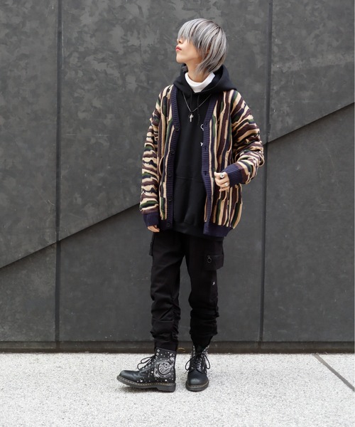 Bling Leads(ブリングリーズ)の「Z)【BLINGLEADS】723805 ランダムPTJQDカーディガン(カーディガン/ボレロ・メンズ・ターコイズブルー/ネイビー/レッド/ブルー・MEDIUM/LARGE)」の15枚目の写真