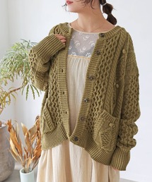 Crisp | ポンポンニットカーディガン(ニット/セーター)