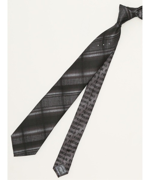 レノマ オム シルク パネル柄 ナロータイ 7.0cm幅（ネクタイ）｜renoma HOMME（レノマオム）