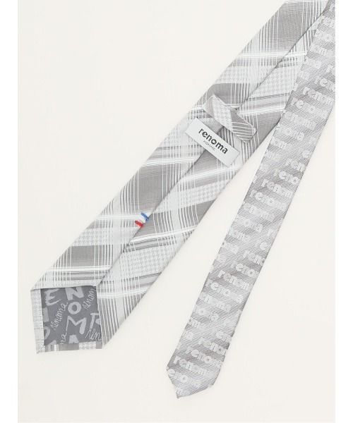 レノマ オム シルク パネル柄 ナロータイ 7.0cm幅（ネクタイ）｜renoma HOMME（レノマオム）