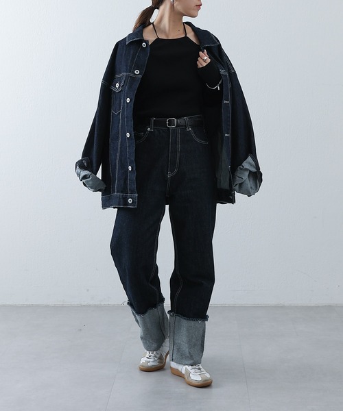 COLONY 2139（コロニートゥーワンスリーナイン）の「ホルターカットアウトリブニット（Tシャツ/カットソー・レディース・ブラック/ピンク/グレー/ブルー・FREE）」の13枚目の写真