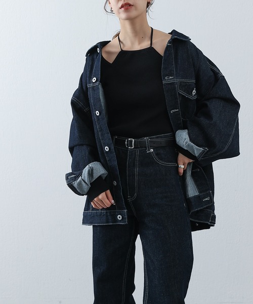 COLONY 2139（コロニートゥーワンスリーナイン）の「ホルターカットアウトリブニット（Tシャツ/カットソー・レディース・ブラック/ピンク/グレー/ブルー・FREE）」の9枚目の写真