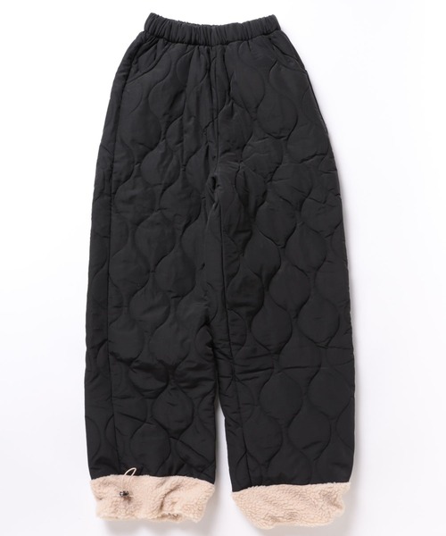 ISOOK（アイスー）の「【ISOOK / アイスー】キルティングカーゴパンツ / ボア 中綿パンツ キルティングパンツ ストレートパンツ ZOZOTOWN限定（カーゴパンツ・レディース・アイボリー/カーキ/ブラック・FREE）」の19枚目の写真