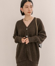 RIVE DROITE | セットアップ可能/フェザーラメカーディガン(カーディガン/ボレロ)
