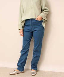 MB mint breeze（エムビーミントブリーズ）の「【L～5L 大きいサイズ】ソフト デニム ストレート パンツ（デニムパンツ）」