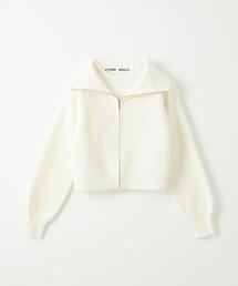 ＜CITEN＞レイヤード ジップ ニット