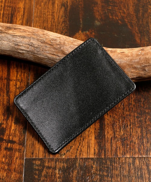BICASH（ビカーシ）の「BICASH ビカーシ / レザーカードケース 名刺入れ /  B860（カードケース・メンズ・ダークブラウン/ブラック・FREE）」の3枚目の写真