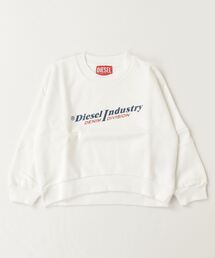 DIESEL（ディーゼル）Kids & Junior ブランドロゴ長袖スウェットプルオーバー