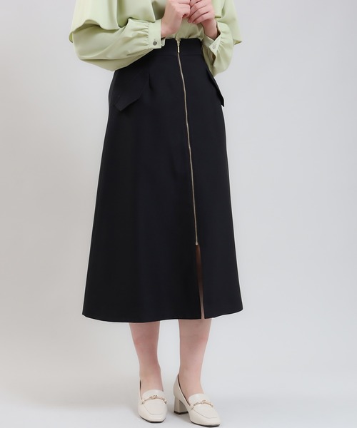 TRUDEA（トルディア）の「デニムフラップジップスカート（スカート・レディース・ブラック/ネイビー・LARGE/MEDIUM/SMALL）」の22枚目の写真