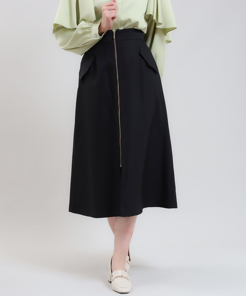 TRUDEA（トルディア）の「デニムフラップジップスカート（スカート・レディース・ブラック/ネイビー・LARGE/MEDIUM/SMALL）」の21枚目の写真