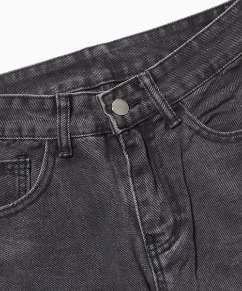 ALL RUNS（オールランズ）の「ヴィンテージ風デニムパンツ ジーンズ ブラックデニム（デニムパンツ・メンズ・ブラック・M/L/XL）」の4枚目の写真