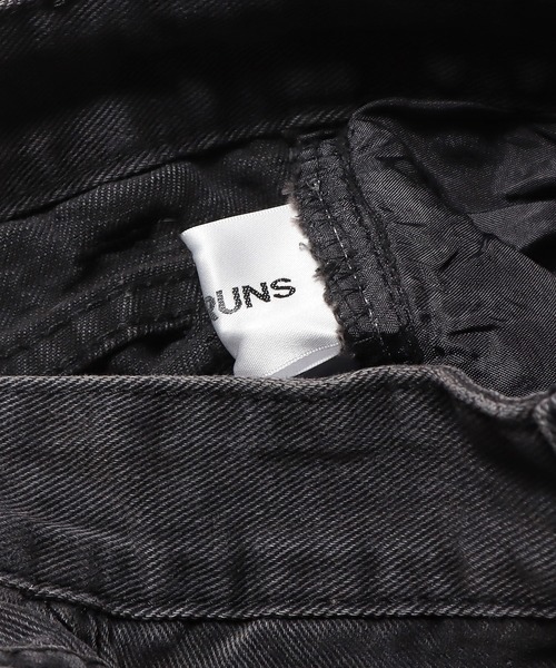 ALL RUNS（オールランズ）の「ヴィンテージ風デニムパンツ ジーンズ ブラックデニム（デニムパンツ・メンズ・ブラック・M/L/XL）」の5枚目の写真